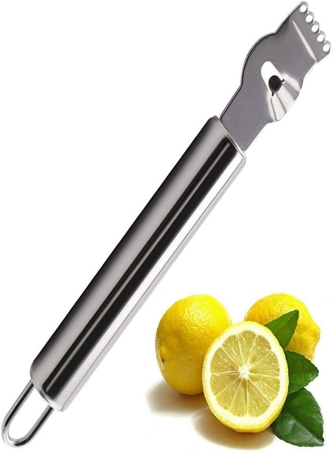 MAYANSHH MAYANSH Stainless Steel Lemon Zester, Lemon, Ginger, Garlic, Chopware, for Home, Hotel, Bar & Party 1PC (Multicolor) - Image 4